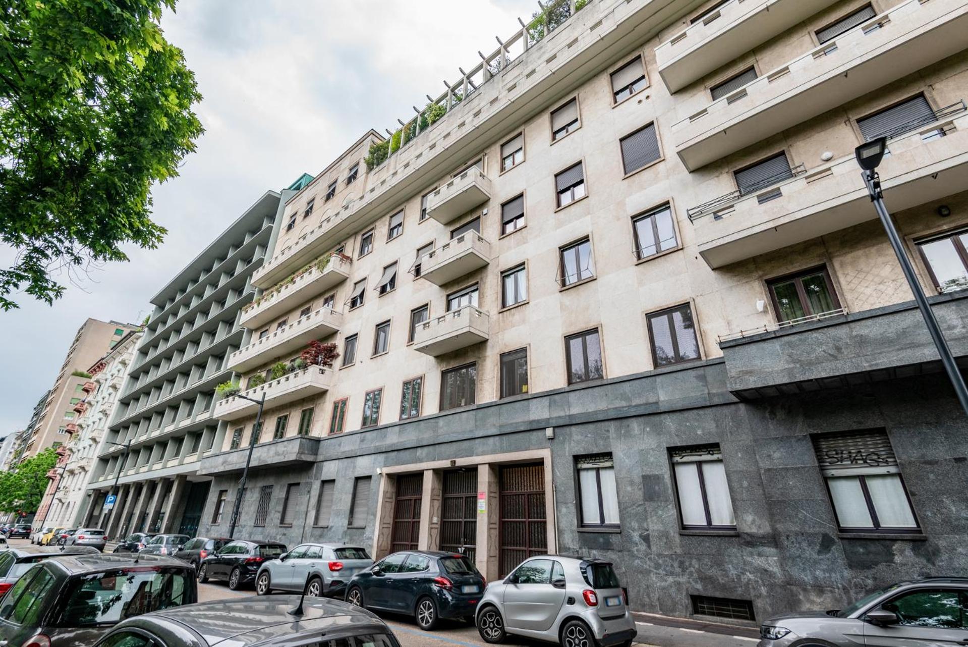 Brand New Milano 5 Pax Wifi Corso Sempione Leilighet Eksteriør bilde